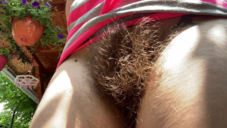 Cuteblonde666: Behaarte busch-nahaufnahme, rauchendes fetisch-video