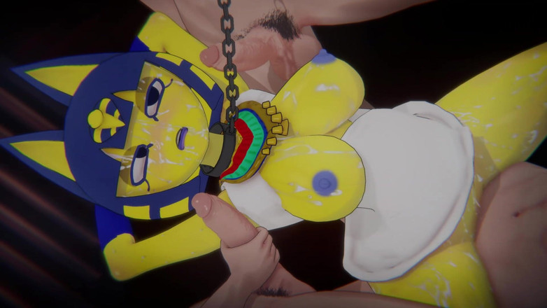 Tomu aisuman: [animal Crossing] - Ankha Entering the Zone (riding the Villager &amp; POV Zone...