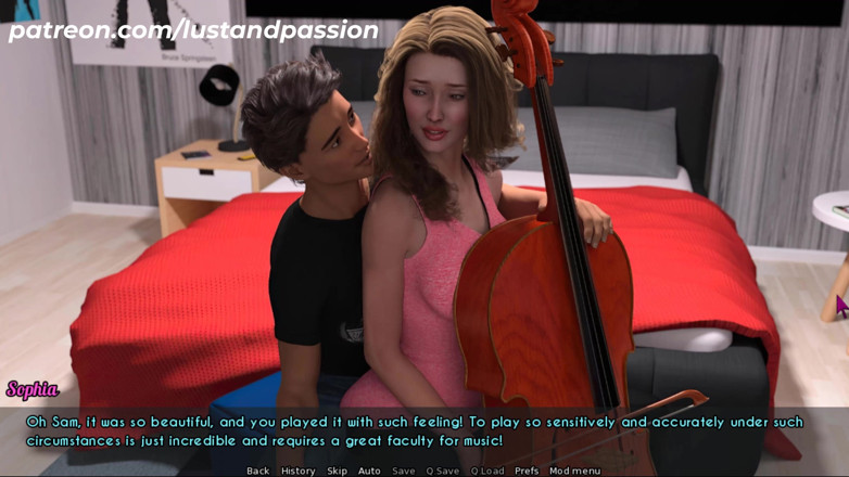 Johannes Gaming: Awam # 3 aprendiendo a jugar el cello con él apretado alrededor mío