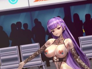 Mmd anime girls: Mmd R-18 fete anime clip sexy cu dans 53