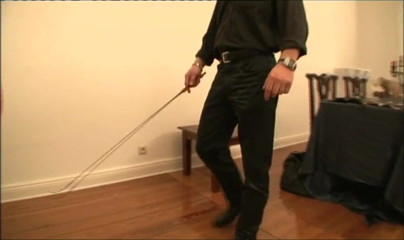 Absolute BDSM films - The original: Humiliating big red ass whipping kneeling down