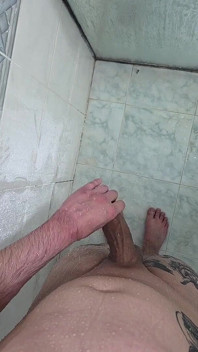 Spaße zeiten unter der dusche