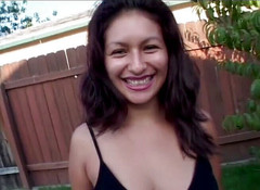 Latin Bang: Beauty latina babe gets fucked by two lagde dicks