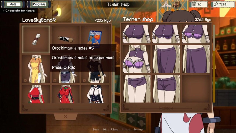 LoveSkySan69Real: Naruto - Kunoichi Trainer [0.14.1] Část 50 Hinata Blowjob - Mikasa Sex od Loveskysan69