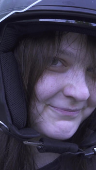 Look at My Boobs on a Motorcycle!