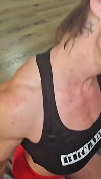 Muscle Slut Swallows Piss