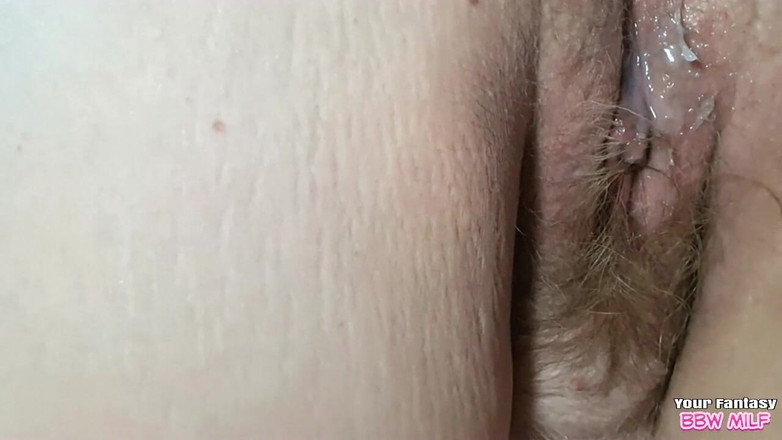 BBW_Wife: Кремпай для зрадливої дружини повії (зріла товстушка, рогоносець, свінгер, волохата пизда, камшот, аматорський крупним планом, пухка дупа)