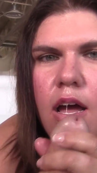 Brandneue bbw danni liebt es, schwanz zu streicheln