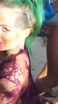 Swinger Sand Dunes Mass Suck off Bukkake