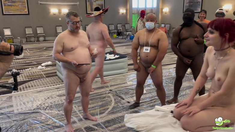 TadpolexStudio: Sanguine Rose's Gangbang Recorded Gonzo POV with Bonus Footage