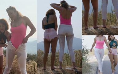 AproductionA: Wetting Jeans Together on a Barefoot Hike