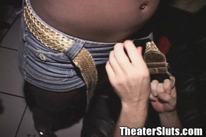 Theater Sluts: Anal Ébano, Preñando Coño En Teatro Negro Golpeó
