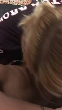 Black t-babe Adelaide Novaes fucks with a dominant white stud