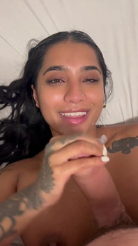 My Indian Wife Gives Me Her Ass and I End up Cumming in Her Face- Yasmina Khan