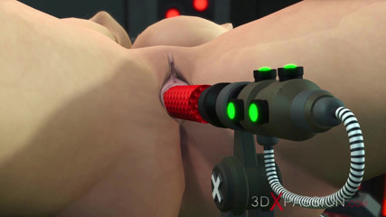 3dxpassion: vigyan-phaee prayogshaala men supar seks! Sci-fi sainik seksi sunahre baalon...