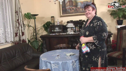 EroCom: Fat ugly and old cleaning lady seduced by a young...