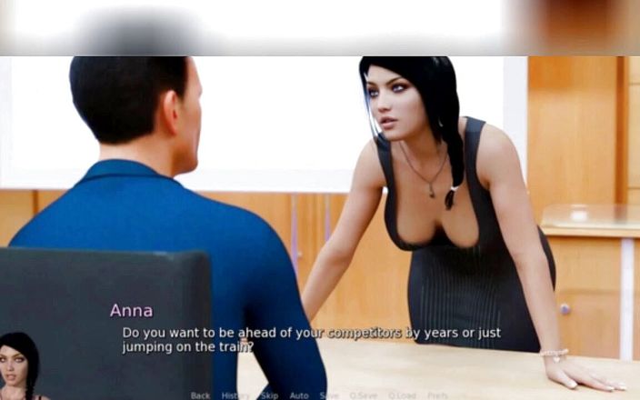 3DXXXTEEN2 Cartoon: Анна отправляется в анальную командировку. 3D порно мультяшный секс
