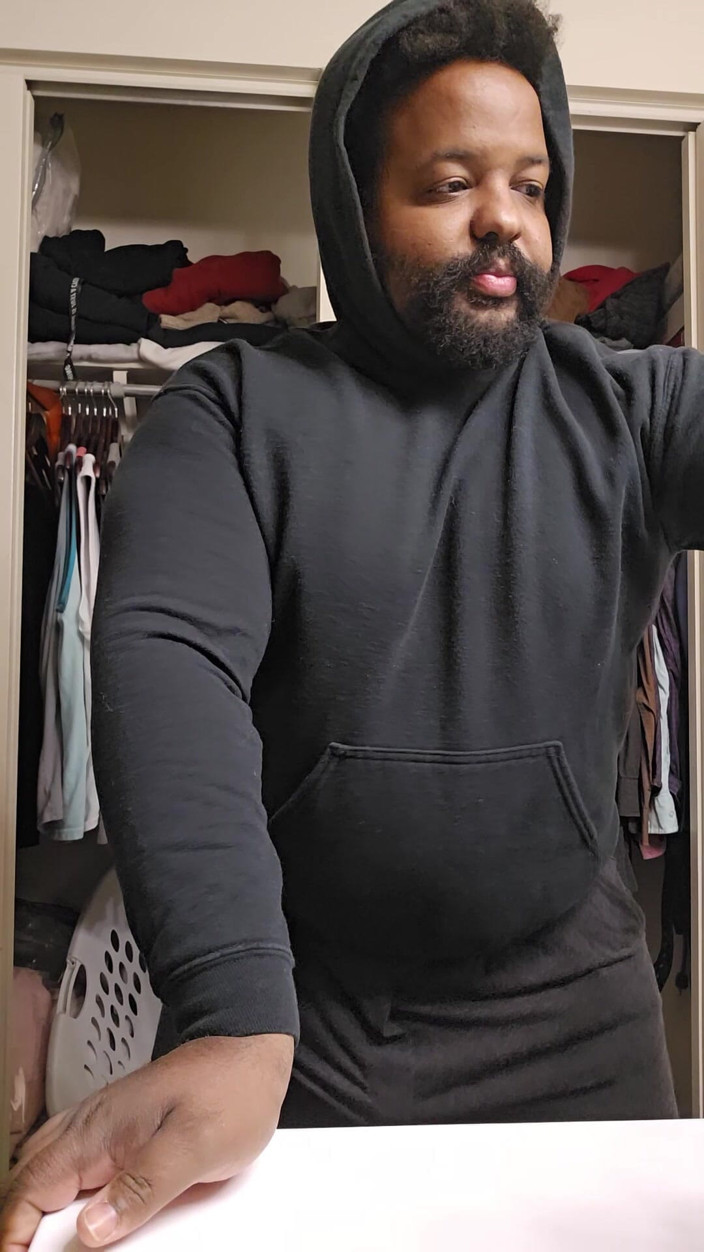 Eddie Venezuela: Thick Bearded Stepdaddy Blows Load Through Pajama Pants