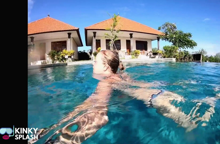 UKCuteGirl Lucy Lauren: Latihan nyelenggara nafas di kolam renang