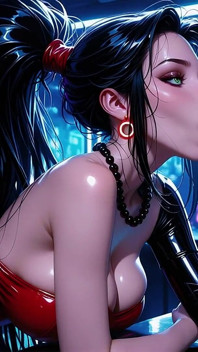 La baise cyberpunk de Neon Vixen - ai-generated