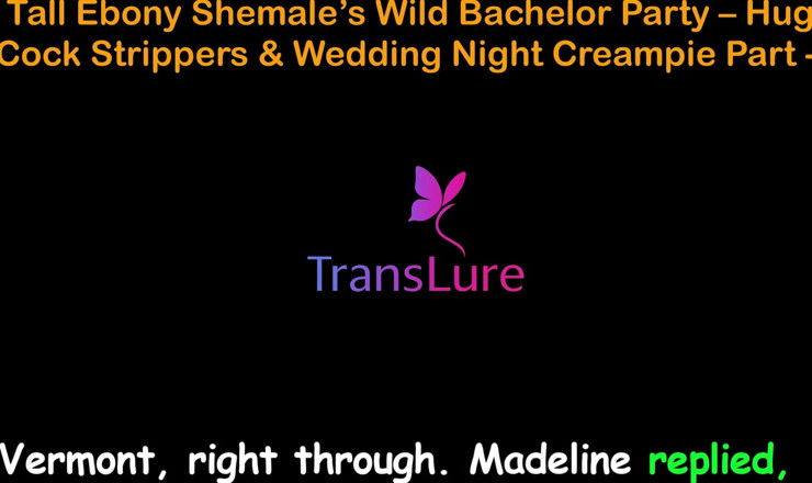 TransLure: English Audio Sex Story - Tall Ebony Shemale’s Wild Bachelor Party -...