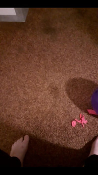 I Popped Balloons with My Feet