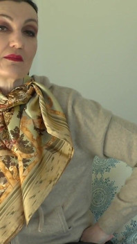 Wear a Silk Scarf and Masturbate in Front of Me, Lady Victoria Valente