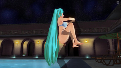 H3DC: HENTAI EN 3D. Miku baise une pose