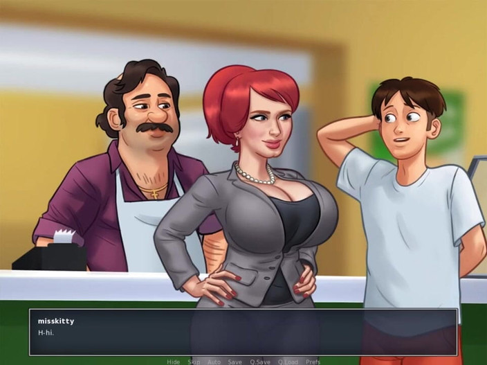 Miss Kitty 2K: 여름날 사가 V0.20 - 김종. 움, 세일즈맨 - Pt.212