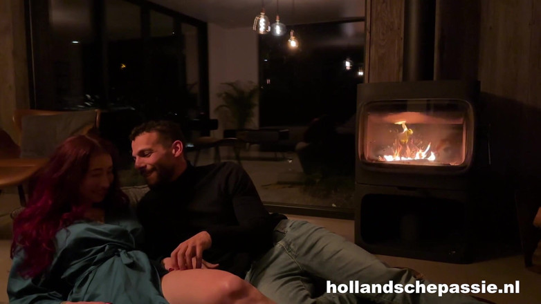 Hollandsche Passie: 난로로 로맨틱한 섹스 데이트 - 네덜란드의패시