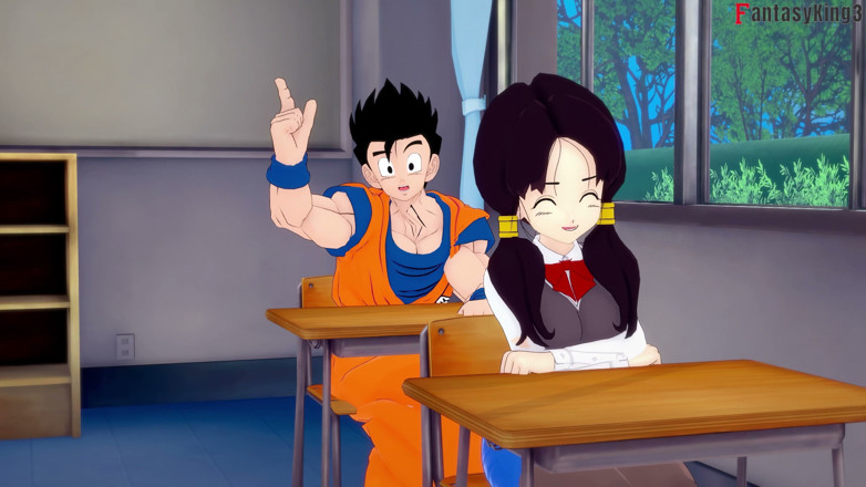 Fantasy king: Krillin Almost Finds Android 18 and Roshi Fucking - Dragon Ball Zex...