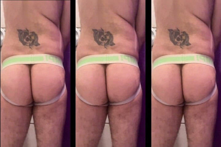 Hairy Wolf: Handsome Hairy Hung Shower Bator Horny at the Gym Needed...