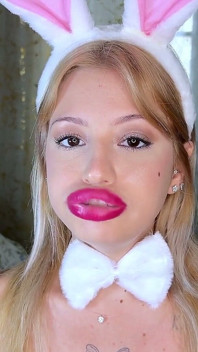 Slow Motion Lip Trembling Red Lipstick Raspberries