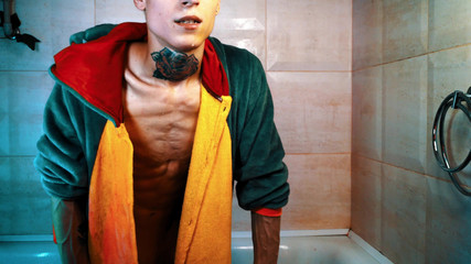 HotDogs studio: Dragon Kigurumi ve Banyo Oyunları (boşalma)