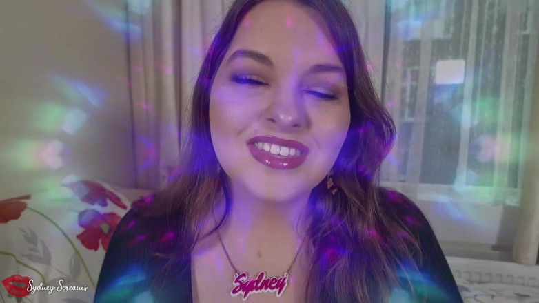 Sydney screams fetish: Trippy kisses - ти слабкий і одержимий Сідні Крики, заворожуючі глянцеві поцілунки помади