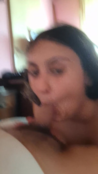 BBW Latina Loves Sucking Cock