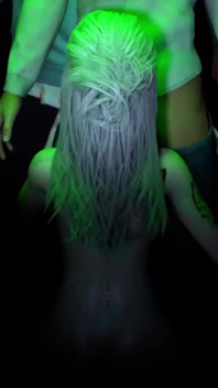 Beauty Bigboobs Chick at Night Club - 3D Animation 299