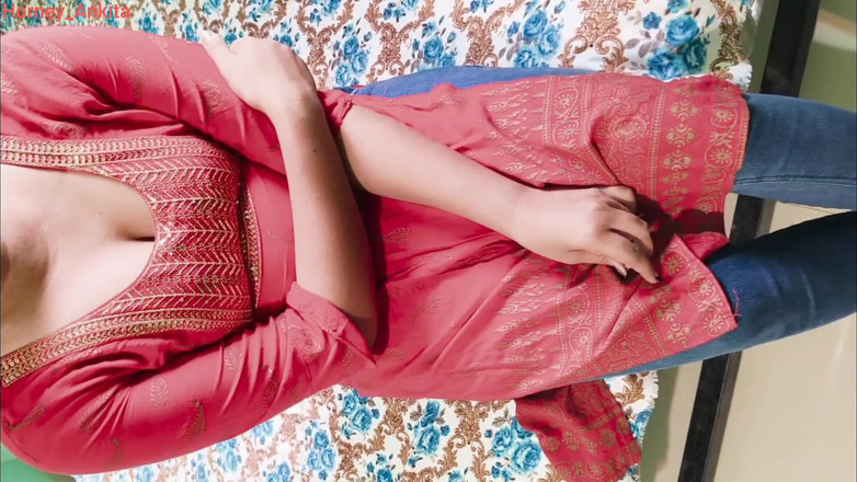 Horney_Ankita: BBC Získejte Desi indickou nevlastní sestru Těsnou kundičku, aby ji...