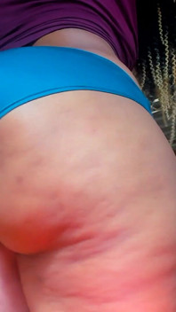 Ebony Big Ass in Panties Jiggling, Booty Shaking, Ass Clapping Real Close-up View... Part 2