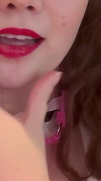 Submissive Maid Fucks and Squirts with Ball Gag