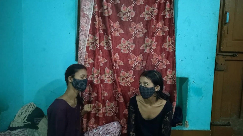 Raitorani: Desi Napalony Indyjski Dwa Bhabhi chce się pieprzyć przez Jija,...