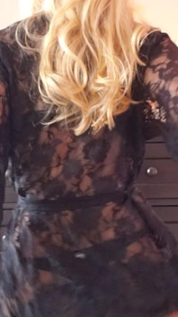 Black lace big booty