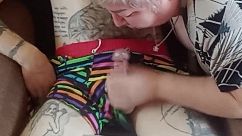 Zona901: Stepmom sucks and jerks off my cock 4