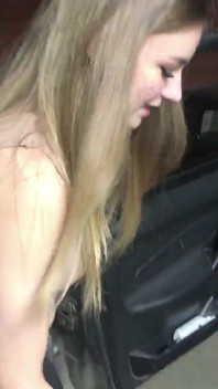 Karina in the Parking
