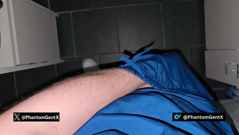 PhantomGentX: German Doctor Sneaks to Toilet and Jerks Out His Secret