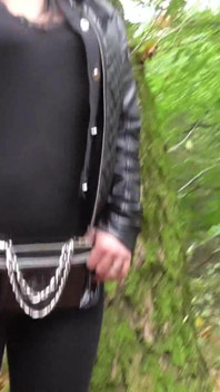 German Proll Doms Trample Old Slave Outdoor