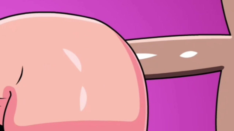 Animate golden: Ejakulasi di dalam memek pelacur gotik