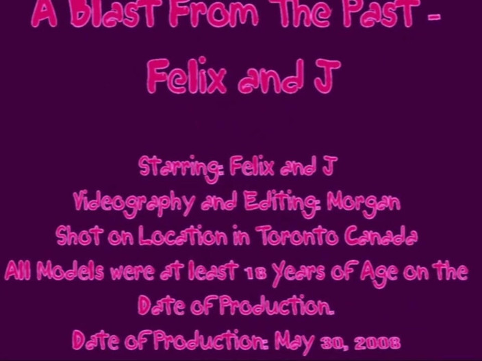 The Great Canadian Male: A blast from the past - Felix and J