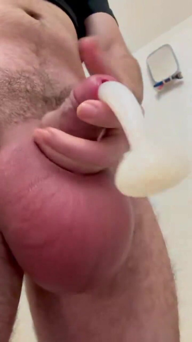 Inflated Ball Sack with Saline (Anal king) Inflated Ball Sack with Saline (Anal king)