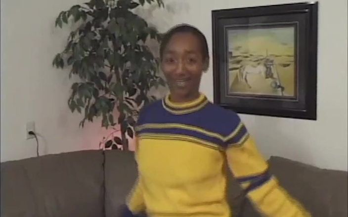 Vintage megastore: Hairy ebony cheerleader assfucked by her stepdad huge black cock.